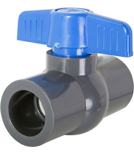Llave Esferica Pvc Gris Soldable 50mm Piscinas - Riego Era 0 Llave Esferica Pvc Gris Soldable 50mm Piscinas - Riego Era 0