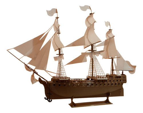Barco Impreso 3d 45 Cm De Largo 0
