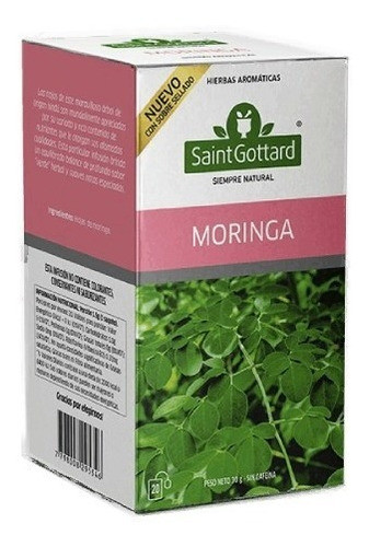 Te Moringa Saint Gottard 20u Sin Cafeina 0