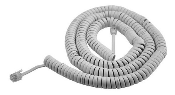 Cable Rulo Teléfono Tubo Rj9 4.5m 0