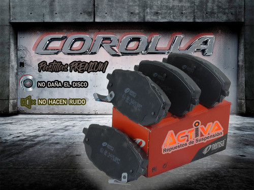 Pastillas De Freno Toyota Corolla 2015 Al 2019 Original 1