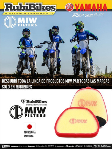 Filtro De Aire Miw Para Yamaha Y4265. 1