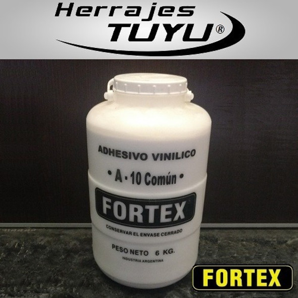 Adhesivo Vinilico / Cola Vinilica Fortex A10 X 6 Kg 1 Adhesivo Vinilico / Cola Vinilica Fortex A10 X 6 Kg 1