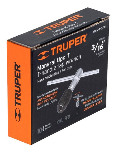 Gira Macho Tipo T 3/16 Truper 11438 1