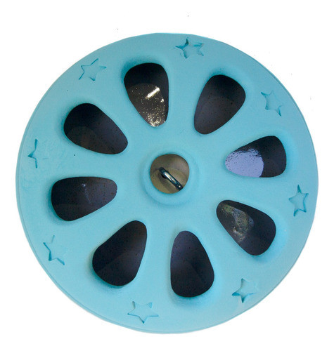 Porta Espiral De Cerámica Estrella Grande 15x5cm + Espiral 1