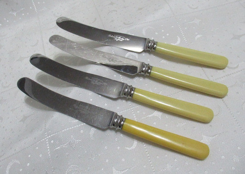 4 Cuchillos Acero Robert F Mosley Sheffield Stainless 12940 0