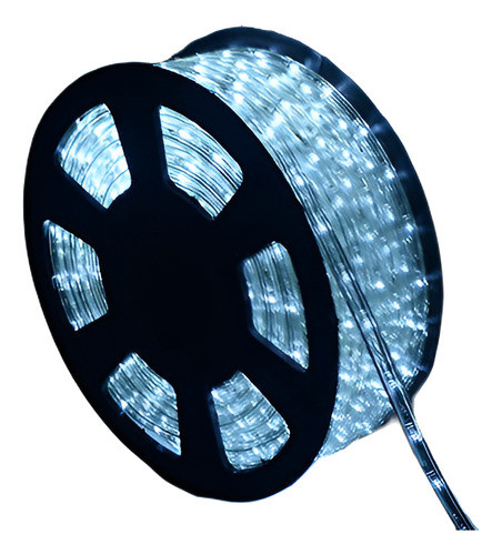 Cool Blanco 100' 2 Led Cable De Alambre Partido Decorativo N 0