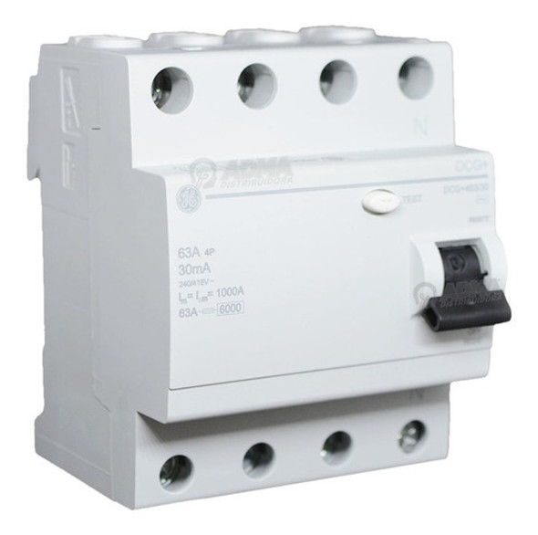 Disyuntor Tetrapolar 63amp 4x63 30ma General Electric By Abb 0