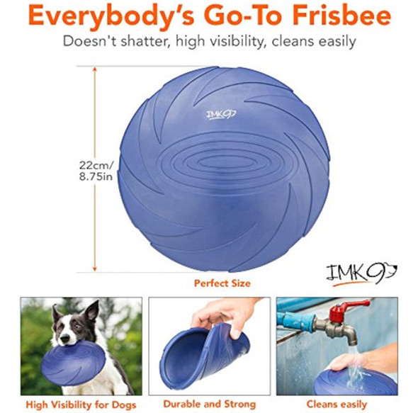 Frisbee - Juguete Para Perros  Frisbee De Goma 1 Frisbee - Juguete Para Perros  Frisbee De Goma 1