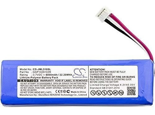 Bateria: Jbl Charge 3(2015), Charge 2/plus (gsp1029102r) 0
