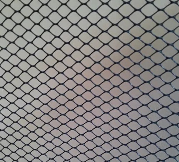 Cerramiento Tejido Malla Plastico Romboidal Ancho 1,00 Negro 0