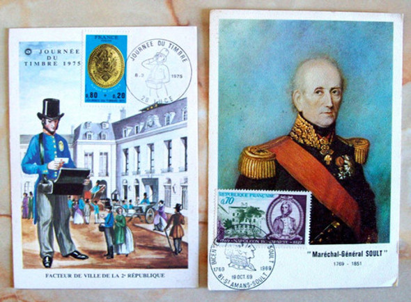 Francia, Lote 3 Tarjetas Yv 882-1610-1838 1er Día Emis L3010 0 Francia, Lote 3 Tarjetas Yv 882-1610-1838 1er Día Emis L3010 0