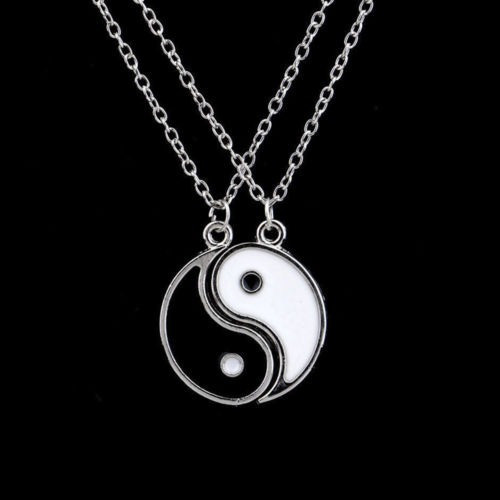 Blanco Y Negro Grande Ying Yang Yin Tai Chi Mejor Amigos Esm 1