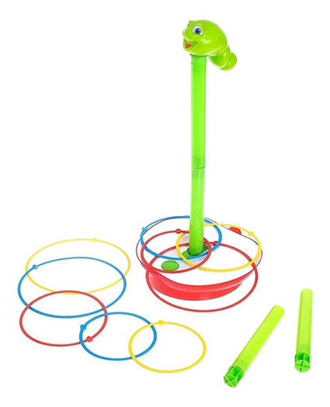 Gusano Loco Juego De Puntería Para Embocar Aros Juguete 0
