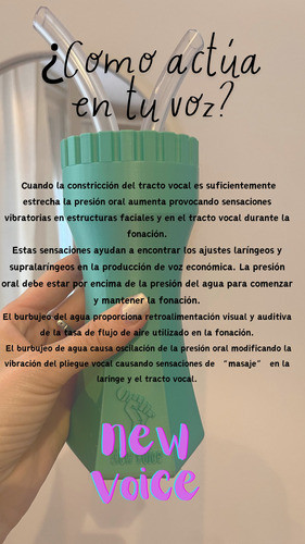New Voice- Dispositivo Para Ejercitar La Voz (lax Vox) 1