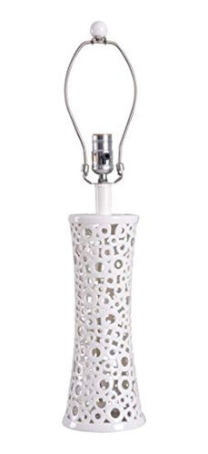 Lámpara De Mesa Glover, 26  H, Blanco Brillante 1