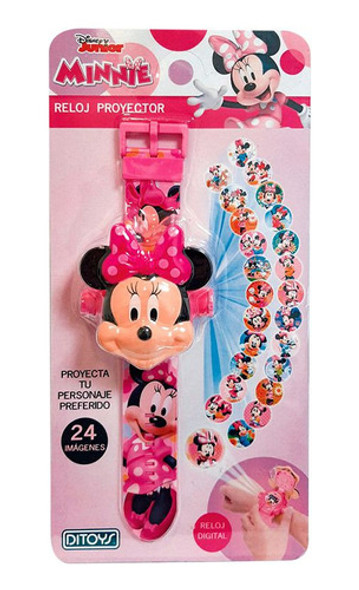 Reloj Proyector De Minnie Disney Digital De Ditoys 0