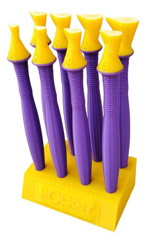 Puntillismo Kids De Herramientas 3d X 8 Gota Dif Medidas 0