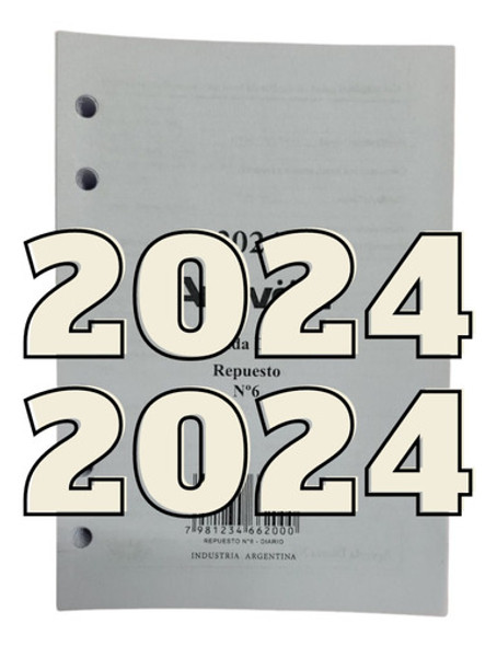 Repuesto De Agenda Arwen N° 6 2022 Diario 10,5x16 Cm 0