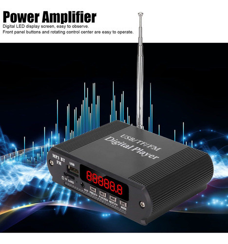 Zunate Sistema De Amplificador De Potencia Bluetooth Para El 1
