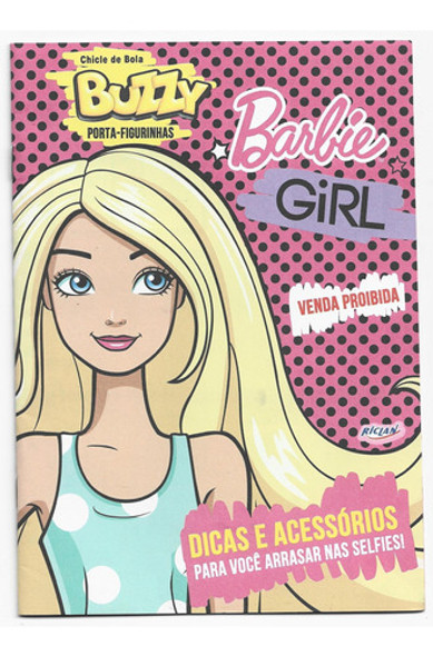 Álbum Figurinha Chicle Bola Buzzy - Barbie Girl Completo2016 0