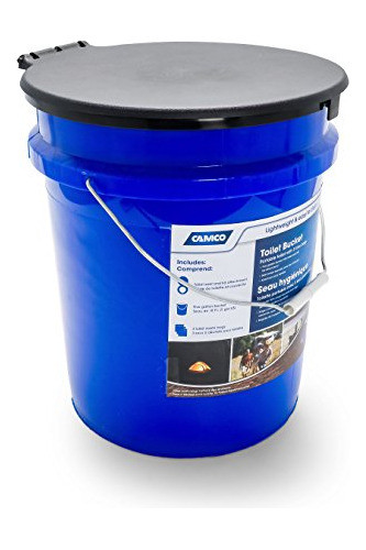 Camco 41549 Kit De Cubo Para Inodoro Con Asiento 1 Paquete 0