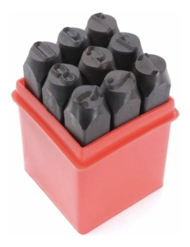 Juego Números De Marcar Golpe 3 Mm 9pzas Kitana Profesional 0