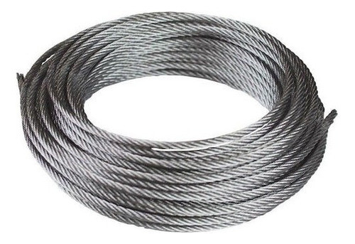10 Casquillos 1,5 Y Cable De Acero 1x19 - 1,5mm  10mtrs 1
