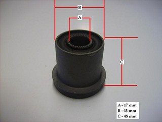 Buje De Parrilla Superior Gsp Mitsubishi L200 Strada 97-00 0