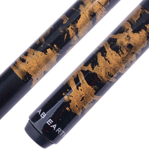 Taco De Billar Madera De Arce Pintado A Mano Dorado - 20 Oz 0