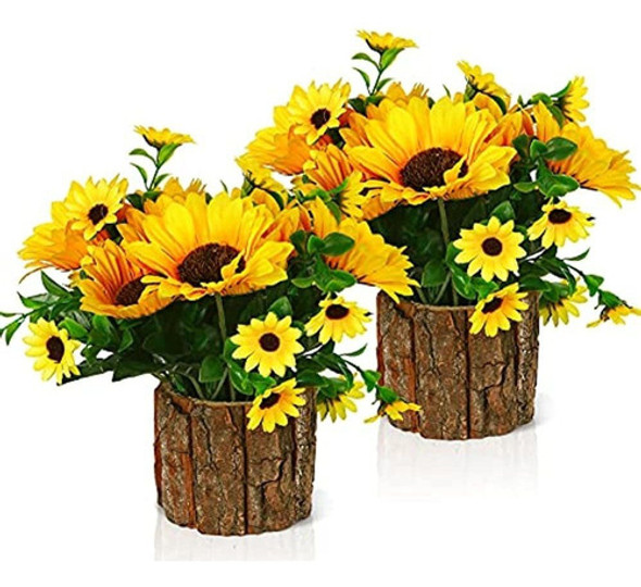 Lilithye Flores Artificiales Flor De Girasol De Seda Falsa E 0 Lilithye Flores Artificiales Flor De Girasol De Seda Falsa E 0