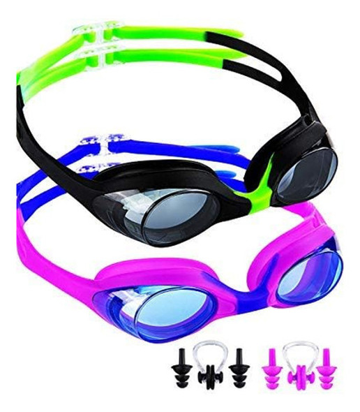 Goggles Para Natación, Gafas De Silicona Para Niños 0 Goggles Para Natación, Gafas De Silicona Para Niños 0
