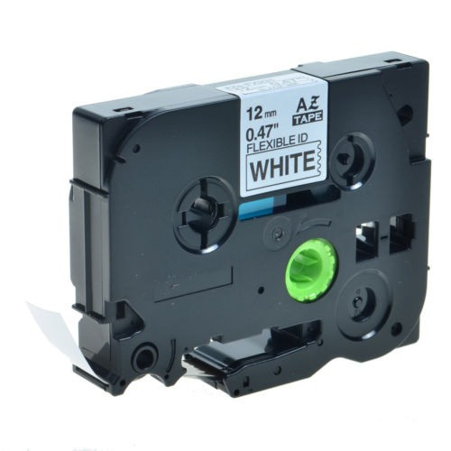 5pk Negro Sobre Blanco Etiqueta Cinta Tzfx231 Tzefx231 Para 1