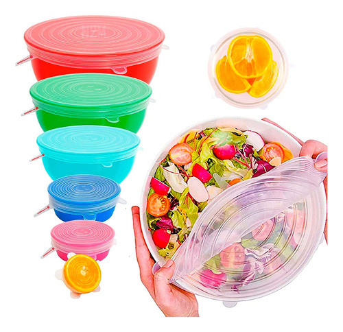 Tapas Silicona Tappers Fuentes Dif Medidas Ajustables Pack 6 0