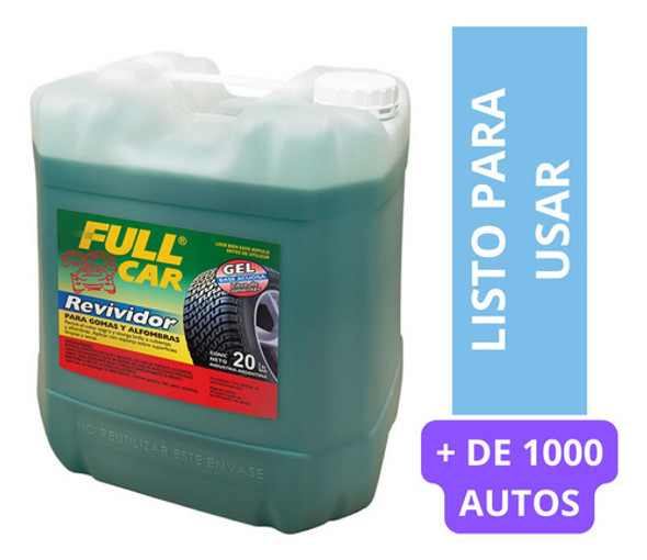Revividor Silicona Gomas X20lts  Full Car Directo 1