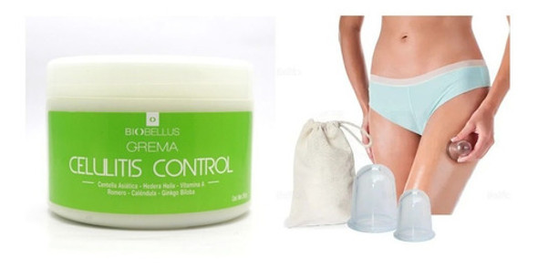 Kit Ventosas Celulitis + Crema Anti Celulitis Piel Naranja 0