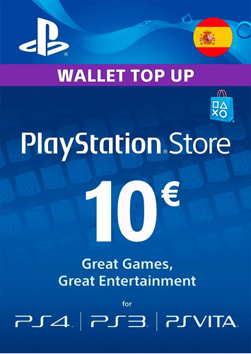 Playstation Network 10 Euros Psn España Ps4 - Globalpingames 0