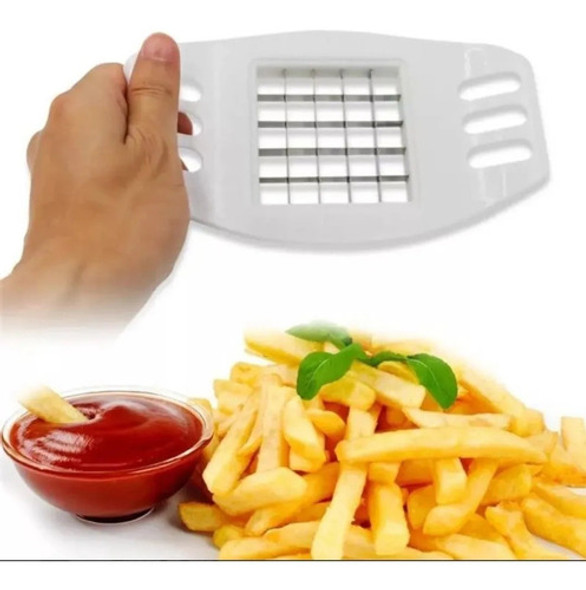 Cortador Cortadora De Papas Fritas Baston Frutas Cocina 0