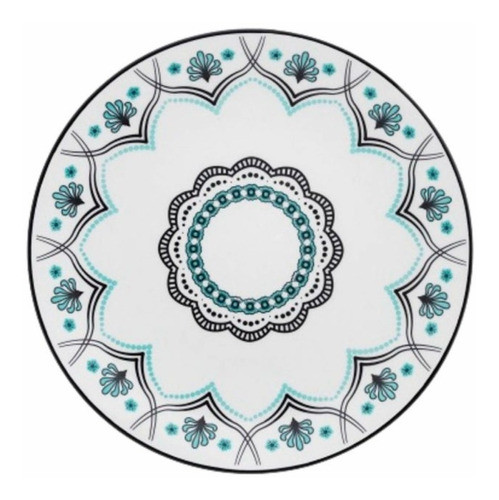 Plato Llano 28cm Con Diseño 0