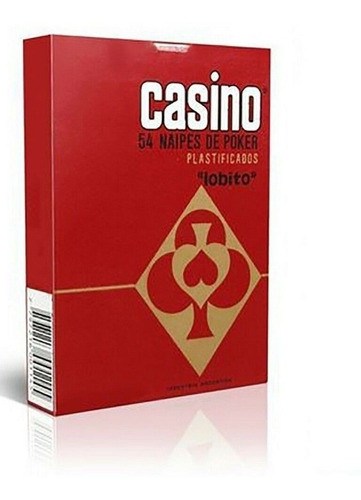Naipe Casino X 54 Cartas Plastificadas Orig Pack X 6 Mazos 0
