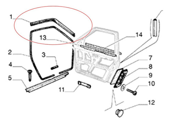 Moldura Gotero Der 2 Puertas Fiat Duna Weekend 1991 Al 1996 1 Moldura Gotero Der 2 Puertas Fiat Duna Weekend 1991 Al 1996 1