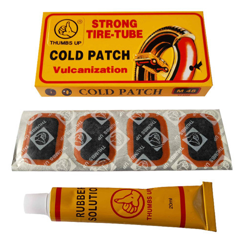 Kit De Parches Y Solucion 48 Pza. 24mm X 35mm 0