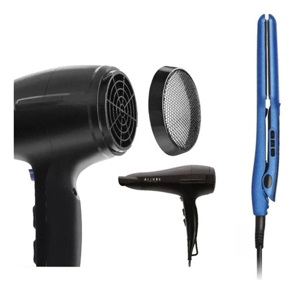 Allure Combo Planchita Pelo Alisadora + Secador Coolshot 3c 0