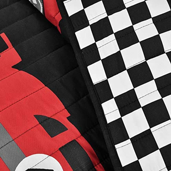 Lush Decor Racing Cars Juego De Edredón De 5 Piezas, Full/qu 1 Lush Decor Racing Cars Juego De Edredón De 5 Piezas, Full/qu 1