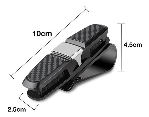 Soporte Con Clip Doble Para Lentes Y/o Tarjetas 1