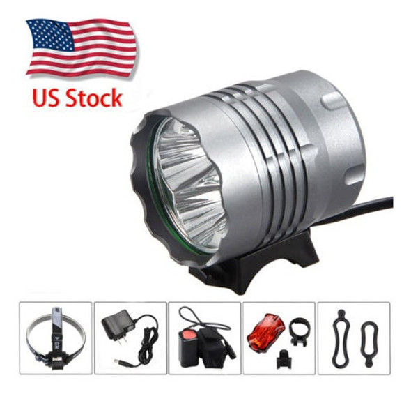 4 X Xm-l T6 12000lm Cabeza Delantera Bicicleta Bicicleta Luz 1