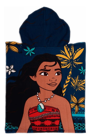 Poncho Toalla Toallon Microfibra Piñata Moana Disney 1