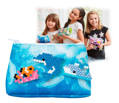 Aquabeads Decora Tu Bolso Vida Marina 500 Cuentas Juguete Ax 0