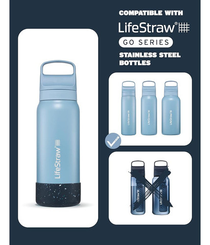 Base De Silicona Lifestraw Go Series, Accesorio De Botella D 1
