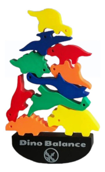Dino Balance Juego De Mesa Equilibrio Encastre Tetris 0